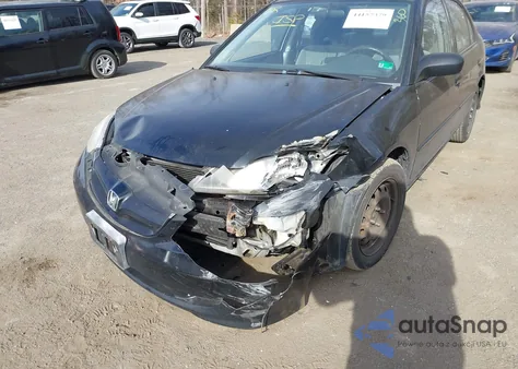 2005 Honda Civic Lx из США, поврежденный, VIN 2HGES16655H563745